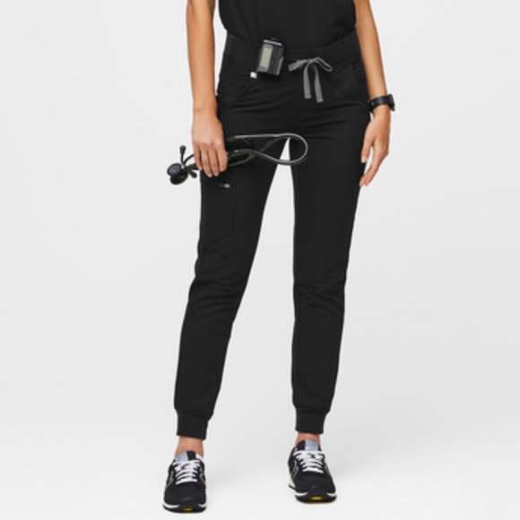 Figs Pants - Figs Zamora Jogger Scrub Pants Black XSP